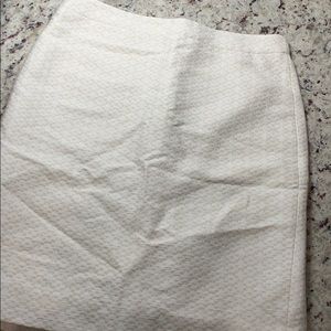 White J. Crew Pencil Skirt Size 6